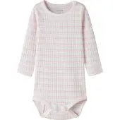 Name it Body l/ä - Rib - NbfHutla - Cradle Pink - - 68 - Body L/Ä