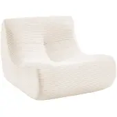 Sweeek Fauteuils corduroy Sokol 1 zitplaats Crème