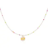 Yehwang Goudlief All eyes on you Ketting - Roestvrij staal - Verkleurt niet