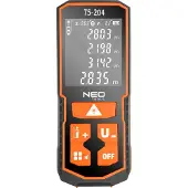 Neo Tools Laserafstandsmeter - - 75-204 - Bereik 60 m - Nauwkeurigheid 2 mm - IP54