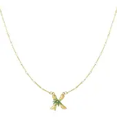 Yehwang Happy Initials ketting met bedels