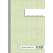 Exacompta 10x Doorschrijfpapier geruit 5x5 21x14,8cm 50 bladen zelfkopiërend papier dupli - - 3250E