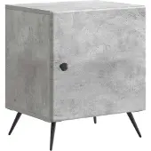 vidaXL Nachtkastje Betongrijs 43 x 34,5 x 50 cm Bewerkt hout
