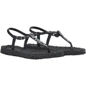 Ilse jacobsen Teenslipper 'Cheerful' zwart / transparant