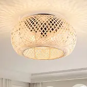 LumenXL Bamboe plafondlamp, 3 lichts - Caia