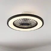 LumenXL Plafondventilator Starry met aanpasbare kleurtemperatuur en stereffect - zwart