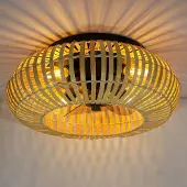 LumenXL Bamboe plafondventilator met zomer- en winterfunctie - Paco