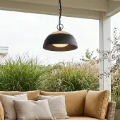 LumenXL Buiten hanglamp Jovi met geïntegreerde LEDs - zwart