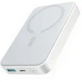 JOYROOM JR-W020, 10000 mAh, lithium-ion (Li-ion), snelladen, draadloos opladen, 3,85 V, wit