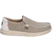 HEY DUDE Mikka Braided Slip-On Sneakers Heren Beige - Wit 45