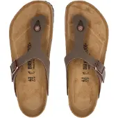 Birkenstock Muiltjes 'Gizeh' mokka