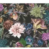 A.S. Création Dream Flowery zwart behang | 381757