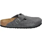 Birkenstock Muiltjes 'Boston' donkergrijs
