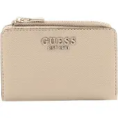 GUESS portemonnee Laurel II SLG Zip Around Card Case Taupe
