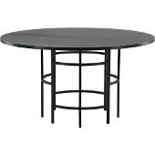 Ebuy24 Copenhagen eetkamertafel Ø140cm zwart.