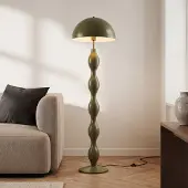 LumenXL Design vloerlamp Mura olijfgroen van metaal