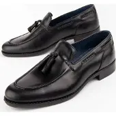 Purapiel Mocassin Moretto3 Zwart