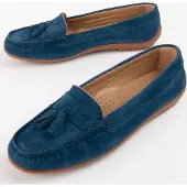 Purapiel Mocassin Meilis4 Blauw