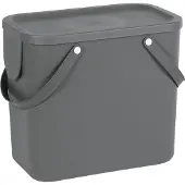 Rotho Albula afvalscheiders - BPA vrij - 25L - zwart