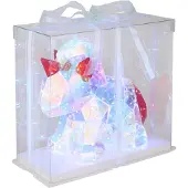 Globo Tafellamp Brondar Einhorn, rood, Kinderkamer, Kunststof, Tafellamp