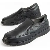Purapiel mocassin Confore2 zwart