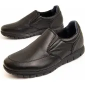 Purapiel Komodo2 mocassin in zwart