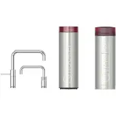Quooker Cube Nordic Twintaps square chroom met Pro3 reservoir