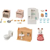 Sylvanian Families Set Motherhouse Accessories Figures Beige Kinderen