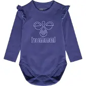 Hummel Rompertje/body 'Eline' indigo / lichtlila
