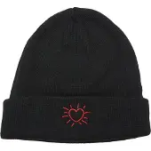 Mister tee Muts 'Glowing Heart' rood / zwart