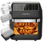 Gourmet Maxx GOURMETmaxx Heteluchtoven 12L, combioven met friteerfunctie, dehydrator, rotisserie en grill