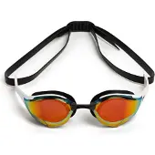 Arena Cobra Edge Swipe Mirrored Goggles Yellow White Black