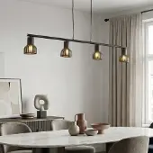 LumenXL Industriële zwarte hanglamp - Xavier
