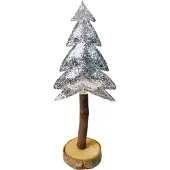 Inspiruj - Kunstkerstboom - Zilver - 24 cm