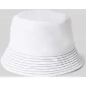 Marc Cain Bucket hat met smalle rand en siernaad