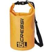 Cressi Pvc 15l Dry Sack Geel