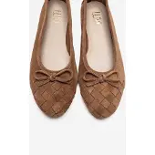 Forever & Always Nopos Leren Cap Toe Ballerina