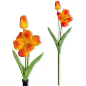 Inspiruj - Kunstbloem - Piankowy Tulpen - Pomarańczowy - 53 cm