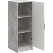 vidaXL Dressoir Betongrijs 33 x 34,5 x 87 cm Bewerkt hout