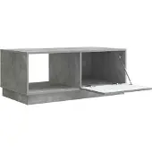 vidaXL Salontafel Betongrijs 90 x 50 x 37 cm Bewerkt hout