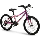 HUFFY Literide Kinderfiets - Meisjes - 20 inch - Paars/Roze - Twee handremmen