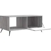vidaXL Salontafel Grijs sonoma 90 x 50 x 40 cm Bewerkt hout