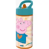 Pipsa Possu Peppa Pig drinkfles - waterfles - oranje - 400 ml
