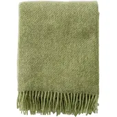 Klippan Yllefabrik Gotland wollen plaid 130x200 cm Pear