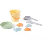 Dantoy pastel speelgoed emmerset 8-delig zandbak strand.
