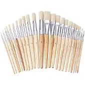 Colorations houten kwasten set - schilderen voor kinderen 24 stuks.