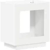 vidaXL Bijzettafel Wit 60 x 40 x 65 cm Bewerkt hout