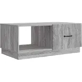 vidaXL Salontafel Grijs sonoma 90 x 50 x 37 cm Bewerkt hout