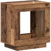 vidaXL Bijzettafel Oud hout 60 x 40 x 65 cm Bewerkt hout
