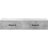 vidaXL Wandgemonteerde Zijtafel 87,5 x 34,5 x 17 cm Bewerkt hout